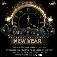 ,new year flyers,2024 Instagram Post template