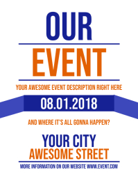 920 Event Announcement Customizable Design Templates