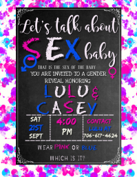 280 Gender Reveal Customizable Design Templates Postermywall