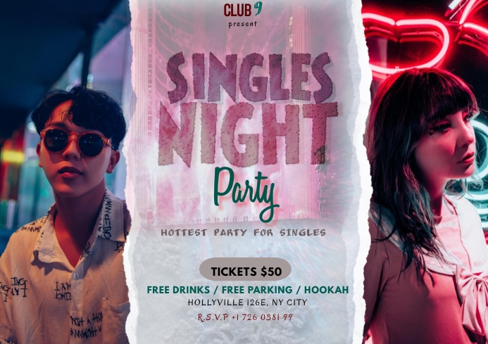 event flyer A4 template