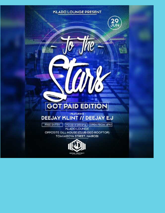 Event flyer 传单(美国信函) template