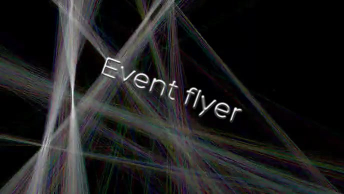 Event flyer YouTube Thumbnail template