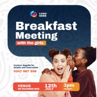 Minimal Corporate Webinar Event Design for Social Media Instagram Post template