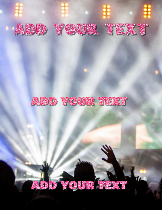 Kostenlos Event Flyer Party Konzert Einladung Design Vorlage Postermywall