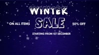event flyer template,winter,business Pantalla Digital (16:9)