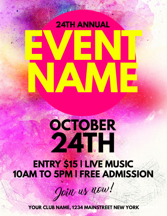 Event Flyer Template PosterMyWall