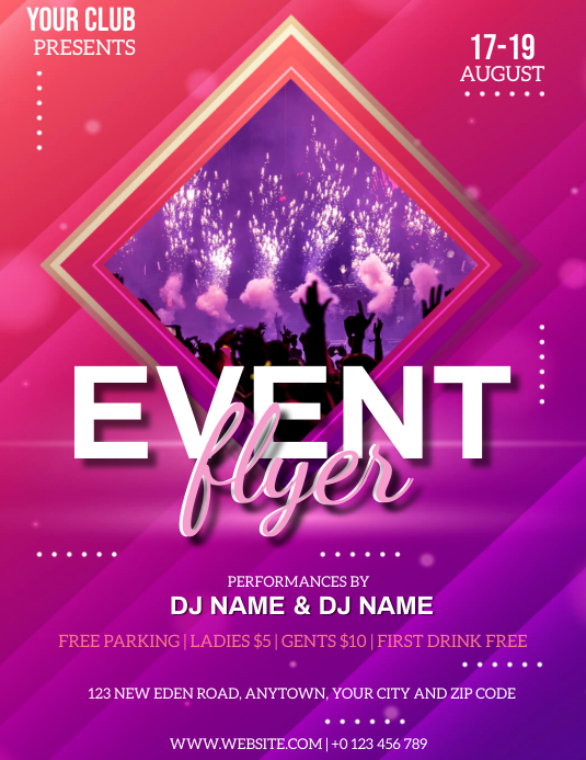 EVENT FLYER TEMPLATE | PosterMyWall