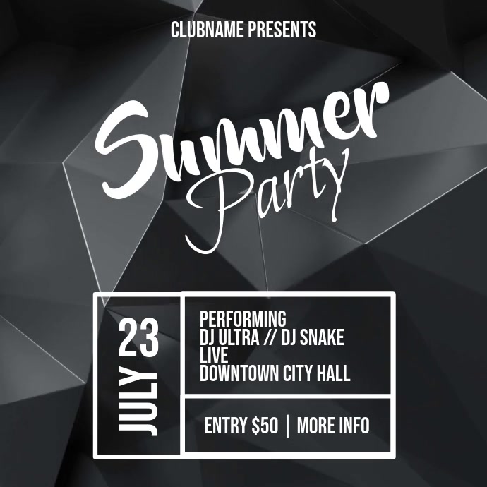 Event Flyer Template Postermywall