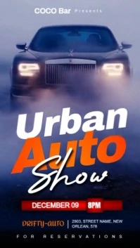 Event flyer template Instagram Story