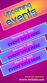 Event flyer template Pantalla Digital (9:16)