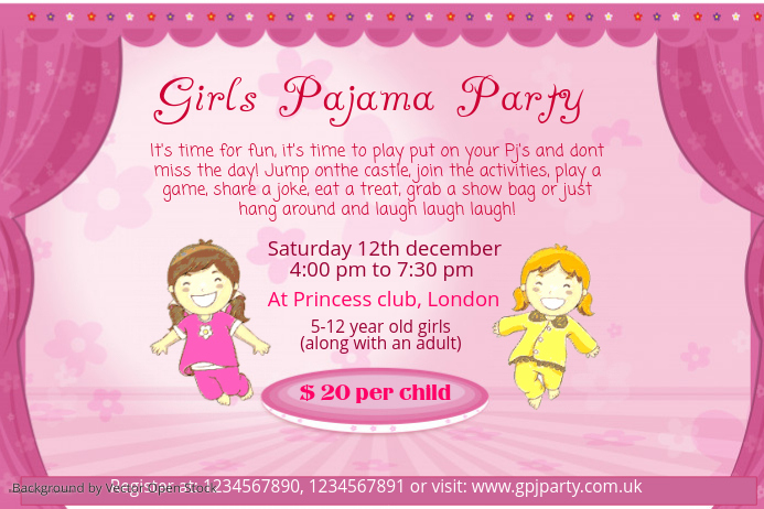 event flyer template postermywall pajama day flyer template