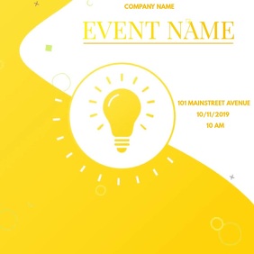 EVENT FLYER VIDEO TEMPLATE Square (1:1)