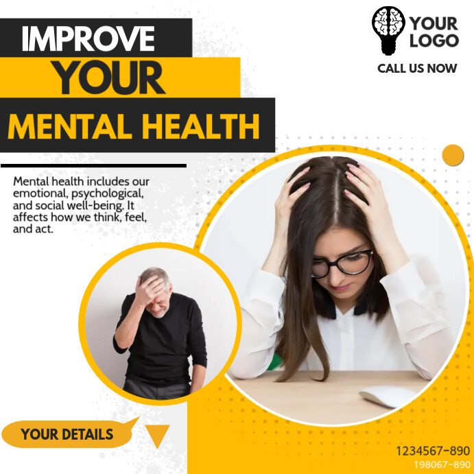 Campaign ,health mental health day Template PosterMyWall