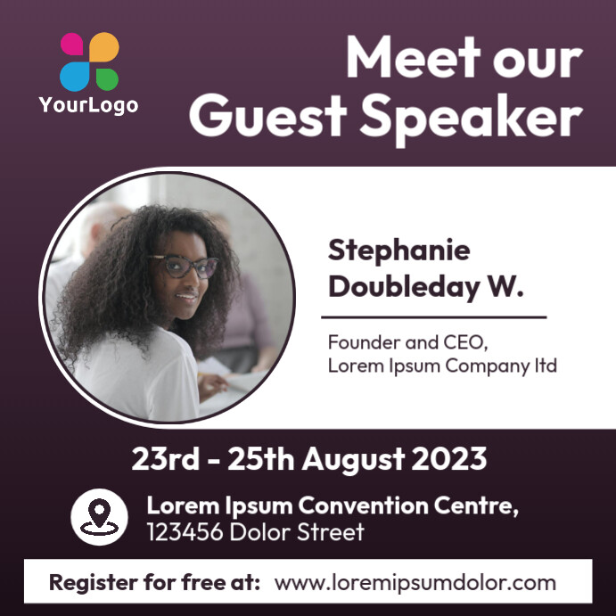 Guest Speaker Flyer Template at tarsaigeblog Blog Guest Speaker Flyer Template at tarsaigeblog Blog