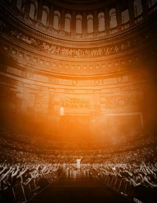 Events Reservation Background Orange Concert Flyers Template | PosterMyWall
