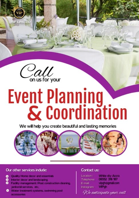 Copy of Event Management | PosterMyWall