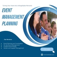 event managment planning ad Instagram 帖子 template