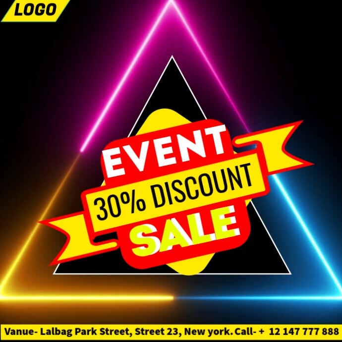 EVENT mega sale / big sale / sale offer,mega Template | PosterMyWall