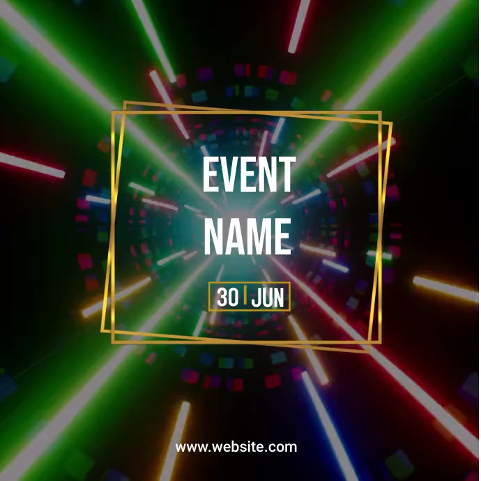 Abstract Event Image Header EVENT NAME ABSTRACT Template | PosterMyWall