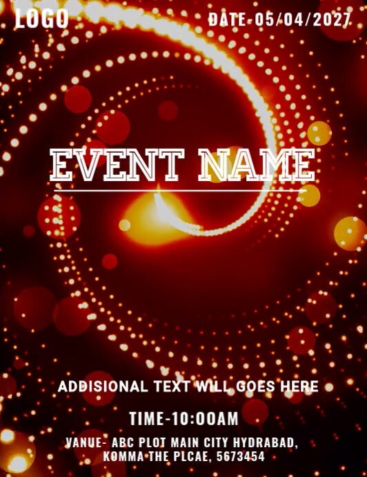Event name Template | PosterMyWall