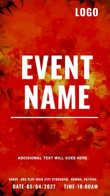 Event name Template | PosterMyWall