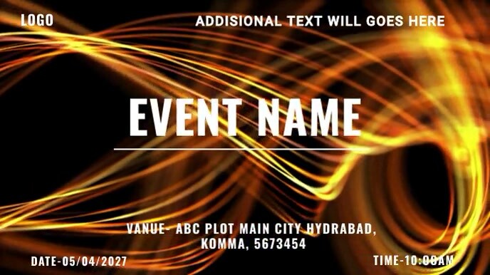 Event name Template | PosterMyWall
