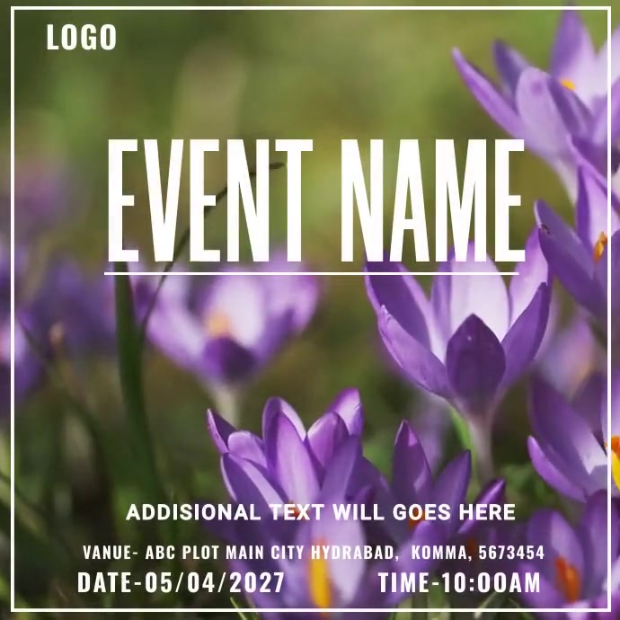 Event name Template | PosterMyWall