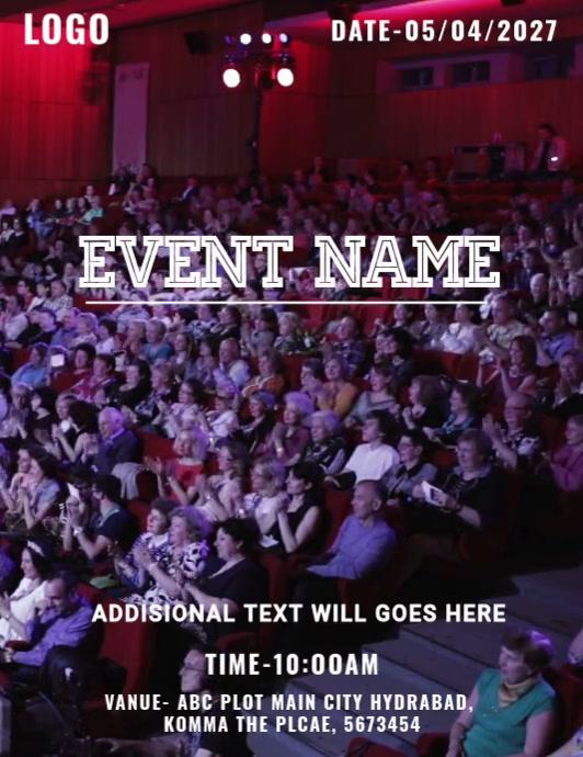 Event name Template | PosterMyWall