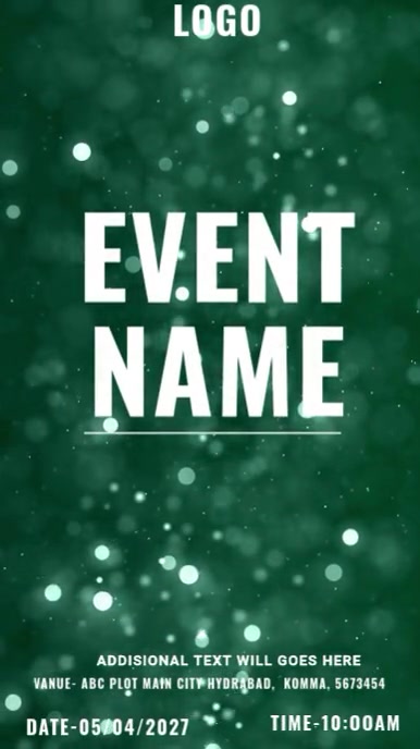 Event name Instagram Story template