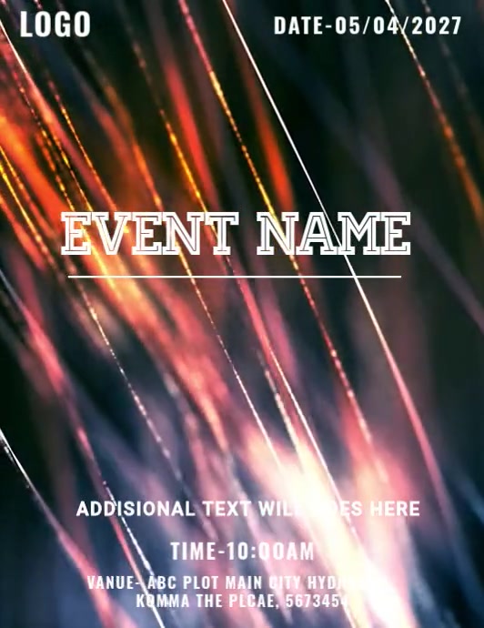 Event name Template | PosterMyWall
