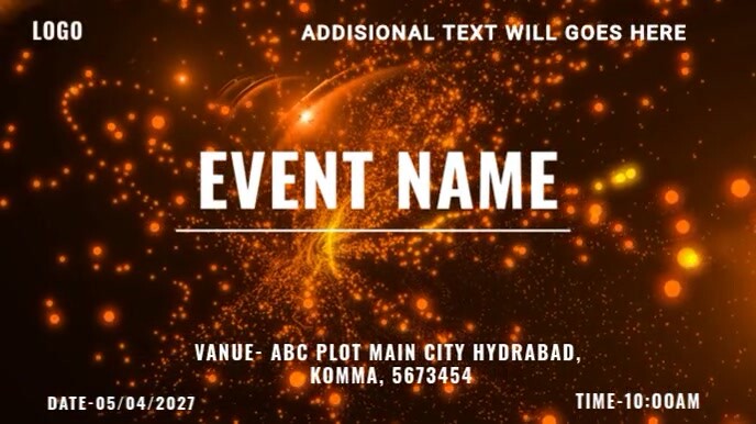 Event name Template | PosterMyWall
