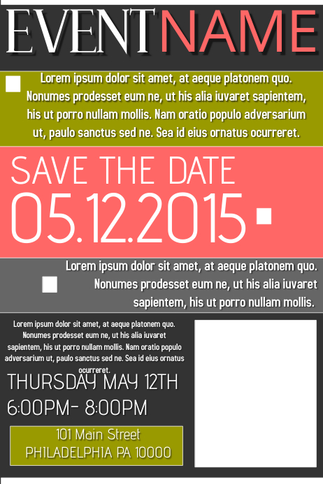 Event Name Template | PosterMyWall