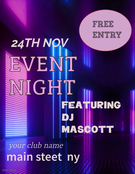 EVENT NIGHT Template | PosterMyWall