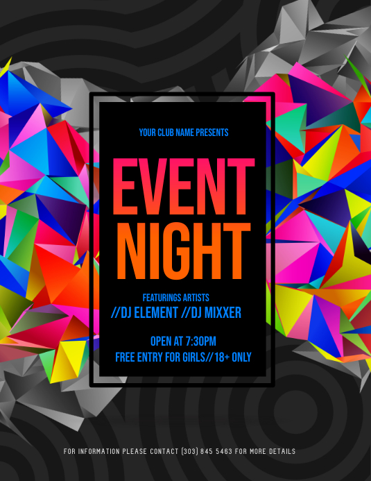 Event Night Flyer Template | PosterMyWall