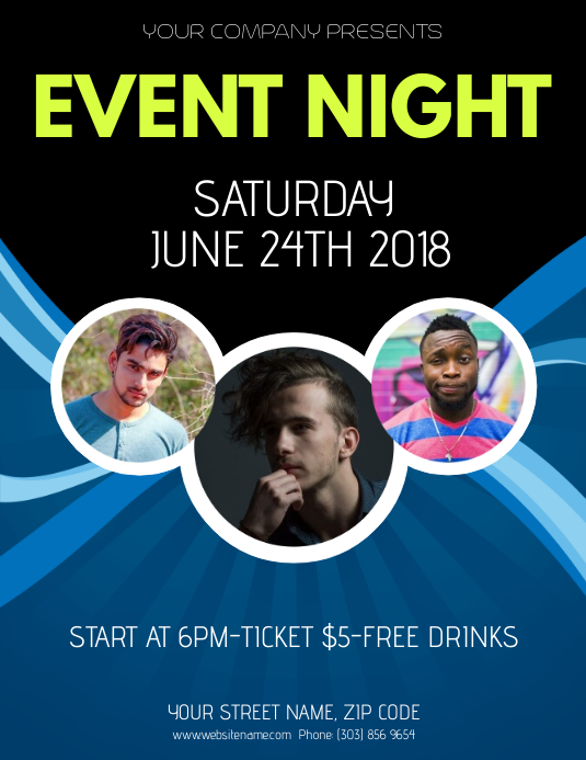 Event Night Flyer | PosterMyWall