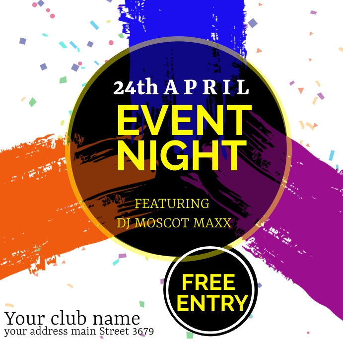 Event night template | PosterMyWall