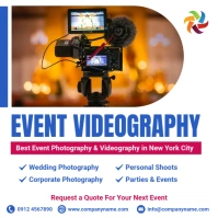 event photography and event videography Instagram Post template
