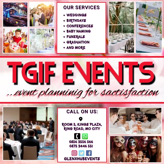 Event Planner Posts Event Planner Template | PosterMyWall