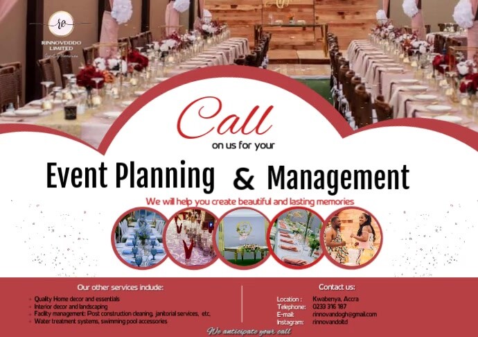 Event Planner Template | PosterMyWall