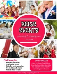 Event Planner Рекламная листовка (US Letter) template