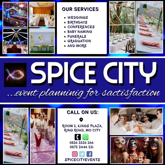 Event Advert Examples event planning ad Template | PosterMyWall