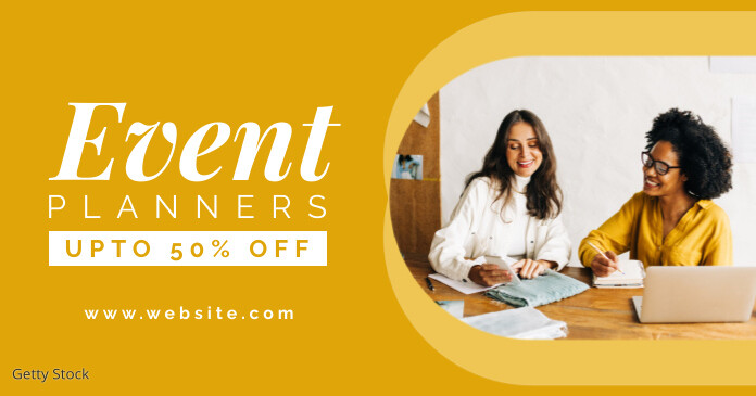 event planning company ad Template | PosterMyWall