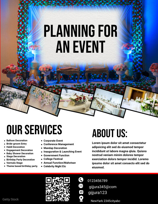 event planning flyers Template | PosterMyWall