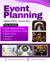 Blanco Event Planning Services Instagram Portrait Template