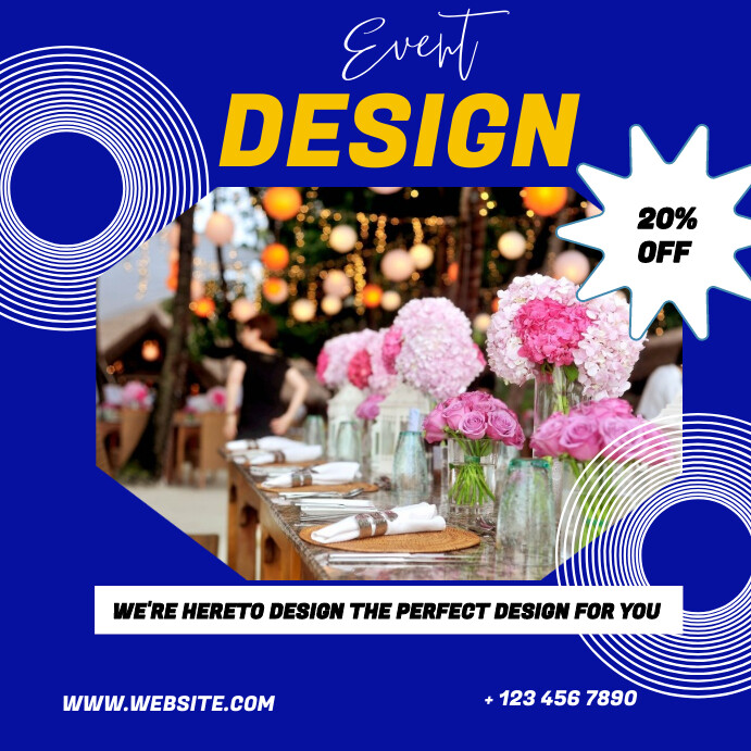 Planner Ad Examples Event Planning Template - Instagram Ad | PosterMyWall