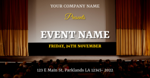 event poster Изображение, которым поделились на Facebook template