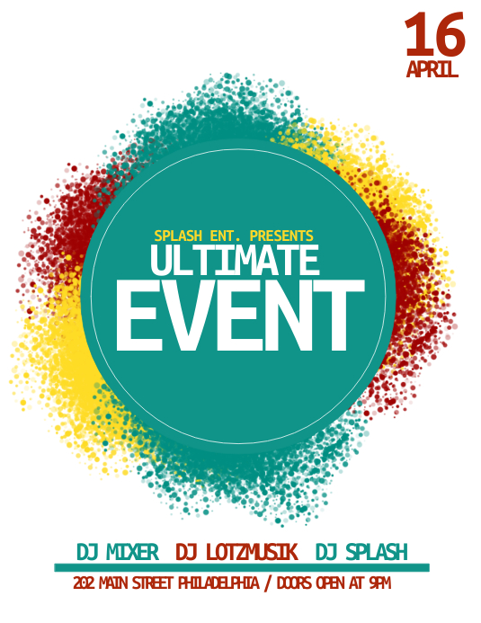 Event Template PosterMyWall