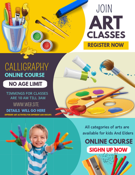 Event poster template,art classes templates | PosterMyWall