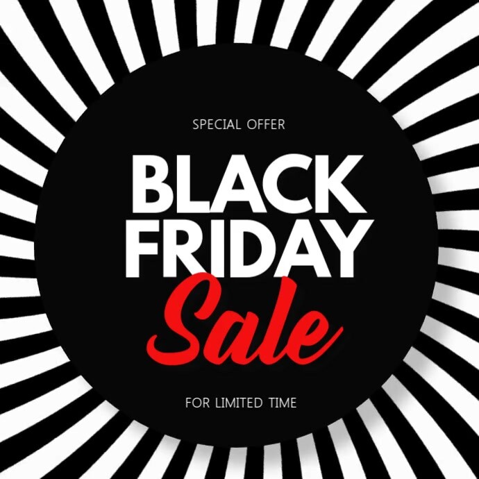 Event posters,Black Friday posters,retail Kwadrat (1:1) template