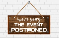 Event postponed,event Tabloide template